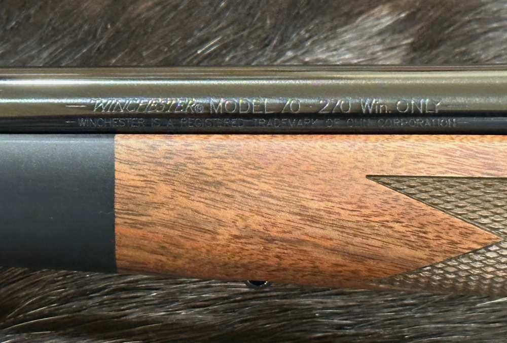 WINCHESTER MODEL 70 SUPER GRADE 270 WIN 24" GREAT WOOD, FREE SAFARI-img-13