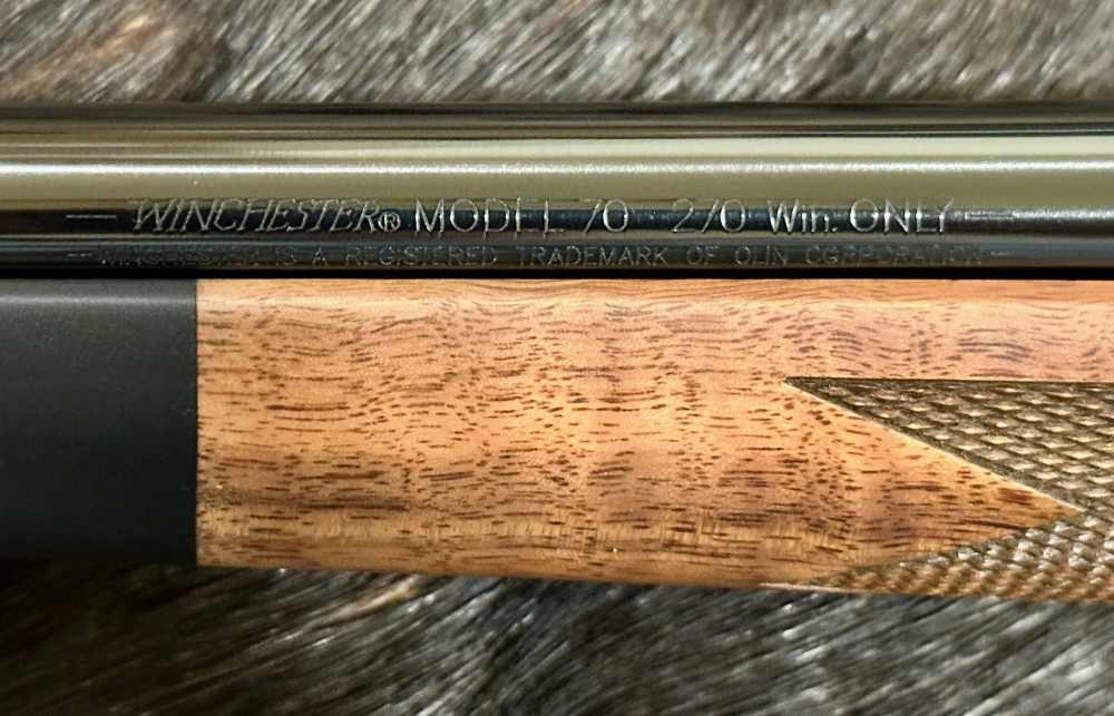 WINCHESTER MODEL 70 SUPER GRADE 270 WIN 24" GOOD WOOD, FREE SAFARI-img-13