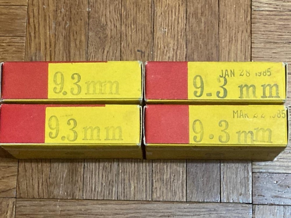 9.3mm Mauser 9.3x57mm 245gr Metal Covered Soft Nose Rifle Ammo 40 rd KYNOCH-img-1