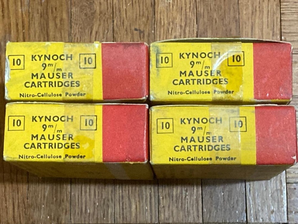 9.3mm Mauser 9.3x57mm 245gr Metal Covered Soft Nose Rifle Ammo 40 rd KYNOCH-img-2