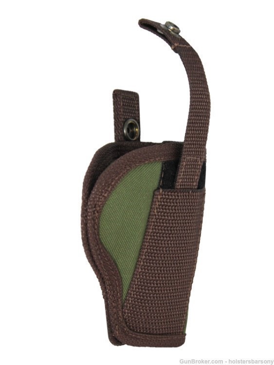Barsony Woodland Green OWB Holster 2" Snub Nose Revolvers Size 1 Right-img-5