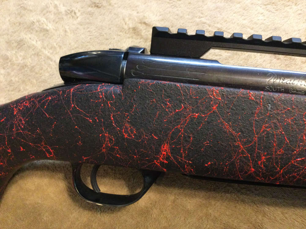 CUSTOM WEATHERBY LH MARK V RIFLE in .300 RUM Cal. W/ACCESSORIES-img-19