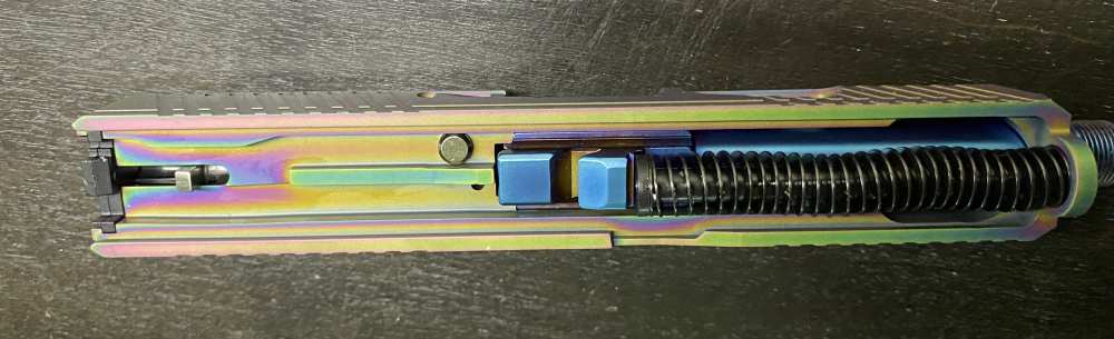Complete Upper Slide Glock 19 Gen 3 Threaded BA Barrel PVD Slide Optic Cut-img-5