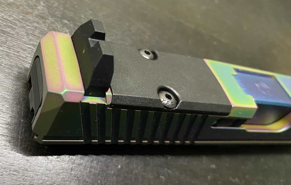 Complete Upper Slide Glock 19 Gen 3 Threaded BA Barrel PVD Slide Optic Cut-img-3