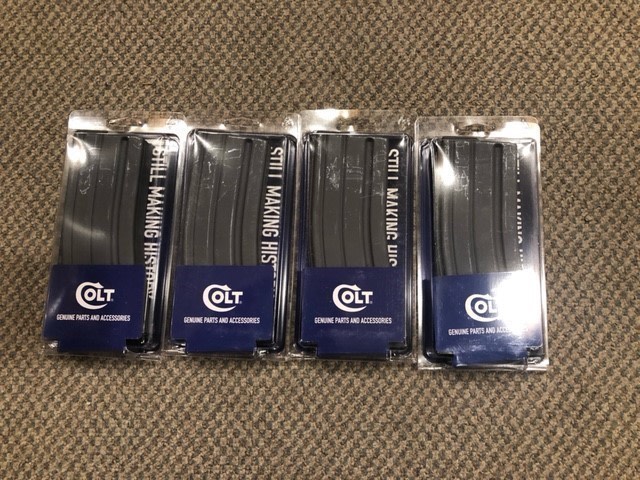 (4 TOTAL) USGI COLT AR15 M16 FACTORY 30RD 223/556 MAGAZINE SP62328-RP (NIB)-img-0
