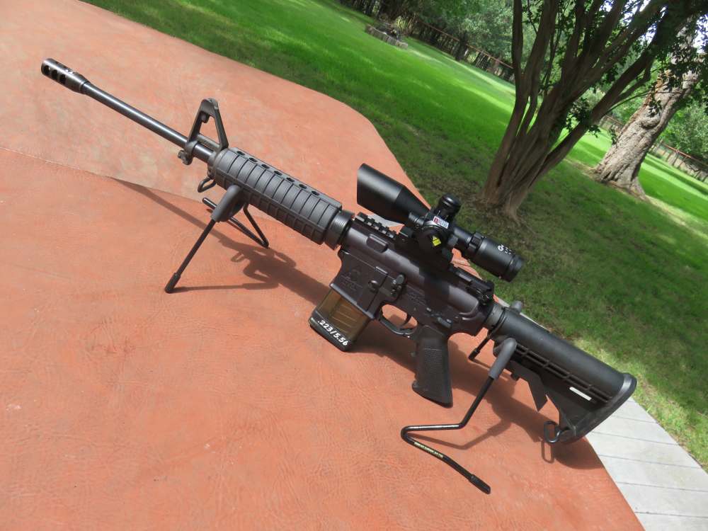DTI-15 Sport 556/223 18" 2.5-10x40 Scope + Red Laser + Brake As New.-img-16