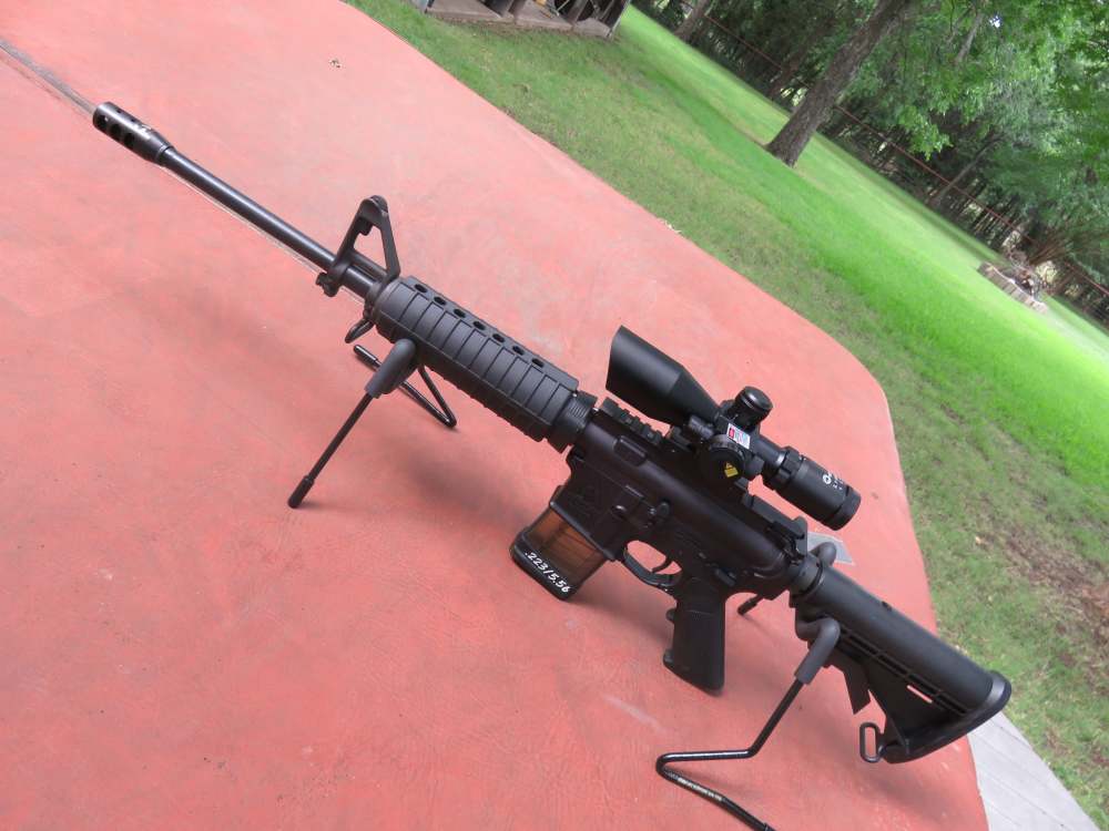 DTI-15 Sport 556/223 18" 2.5-10x40 Scope + Red Laser + Brake As New.-img-14