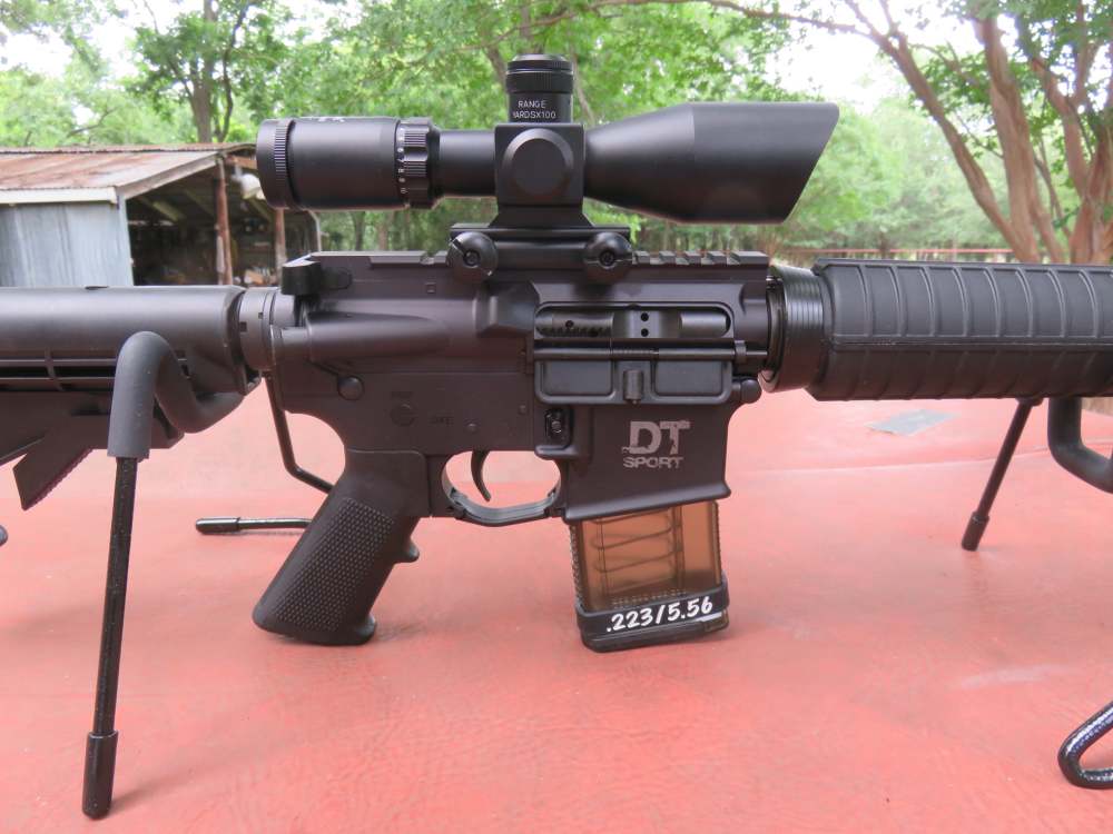 DTI-15 Sport 556/223 18" 2.5-10x40 Scope + Red Laser + Brake As New.-img-24