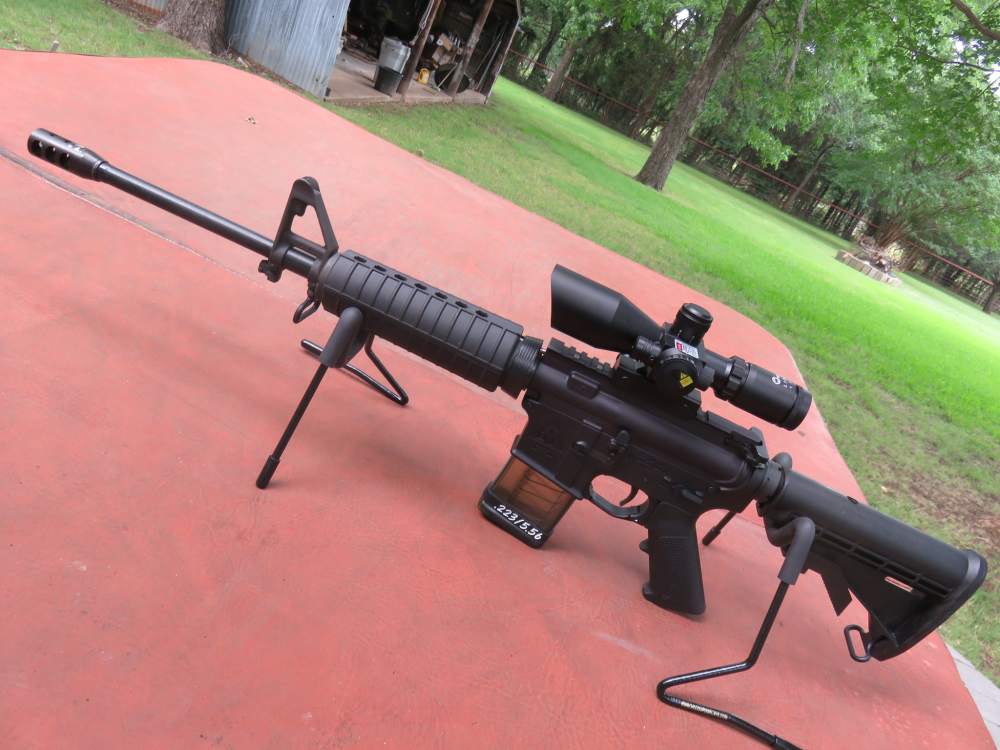 DTI-15 Sport 556/223 18" 2.5-10x40 Scope + Red Laser + Brake As New.-img-10