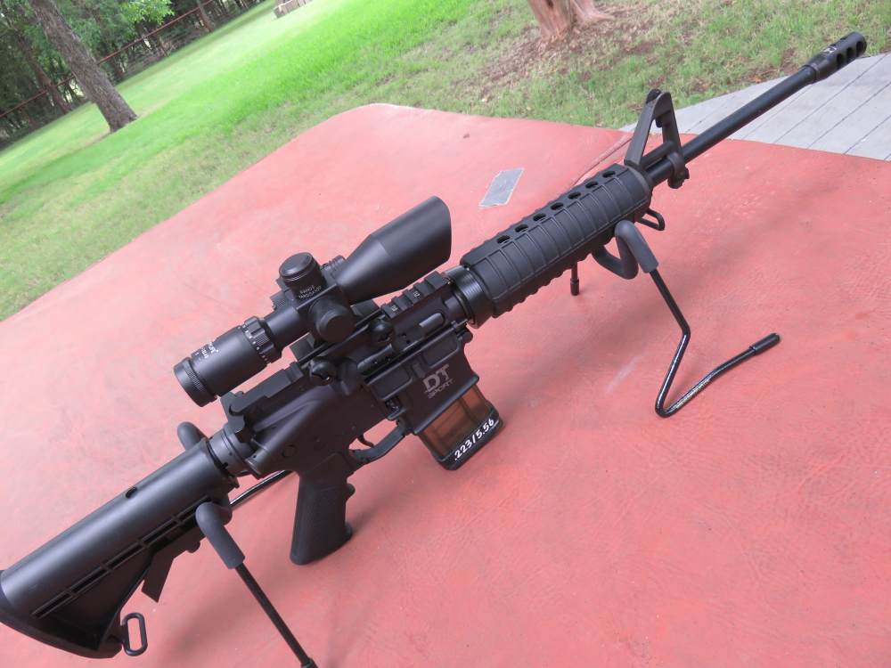 DTI-15 Sport 556/223 18" 2.5-10x40 Scope + Red Laser + Brake As New.-img-6