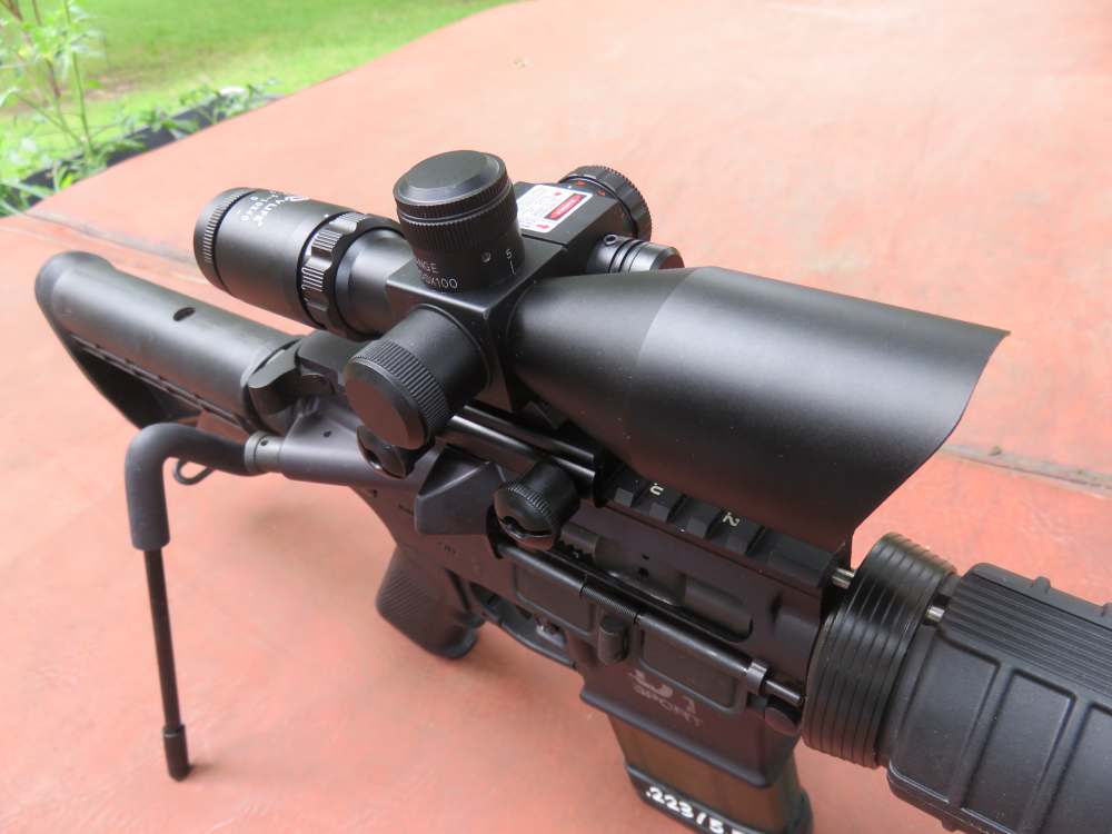DTI-15 Sport 556/223 18" 2.5-10x40 Scope + Red Laser + Brake As New.-img-5