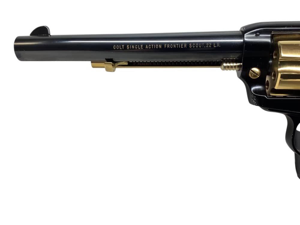 Colt Frontier Scout Single Action .22 LR Revolver VERY GOOD!-img-2