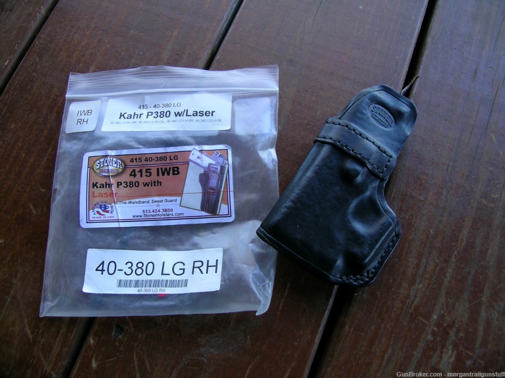 Stoner IWB Concealed Carry Holster Kahr P380 W/Laser RH-img-0