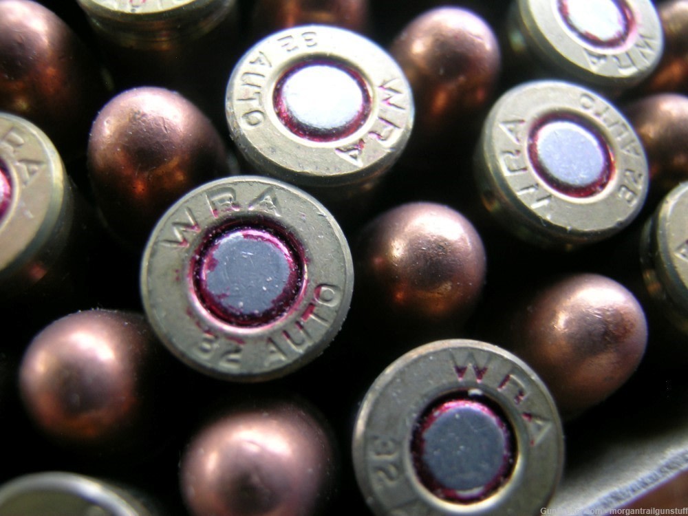 Vintage Winchester 32 ACP Auto 50rd Box Ammo-img-7