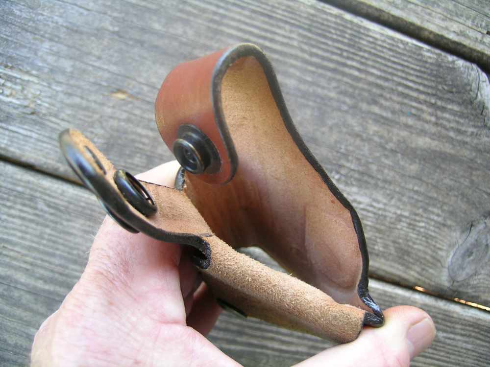 De Santis Leather Thumbsnap Holster S&W Bodyguard .380 W/Lazer-img-5