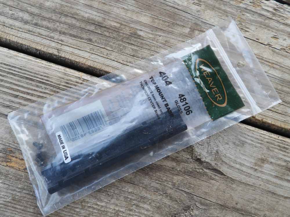 WEAVER THOMPSON CENTER SCOUT 1 PIECE BASE #404 (WEA48106)-img-0