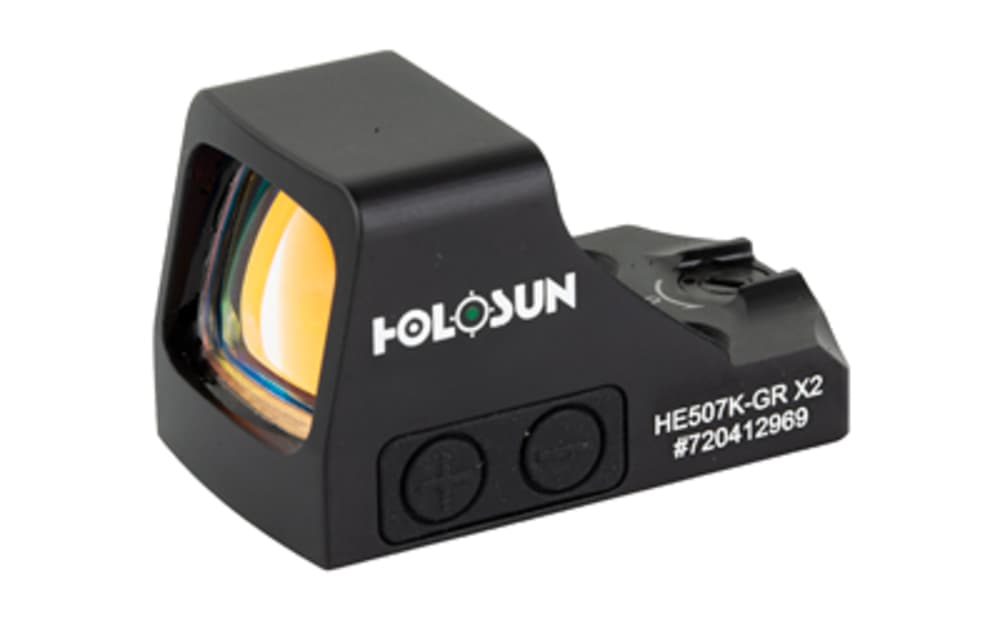 Holosun HE507K-GR X2 Green Dot, 32 MOA Ring & 2 MOA Dot, Black -img-1
