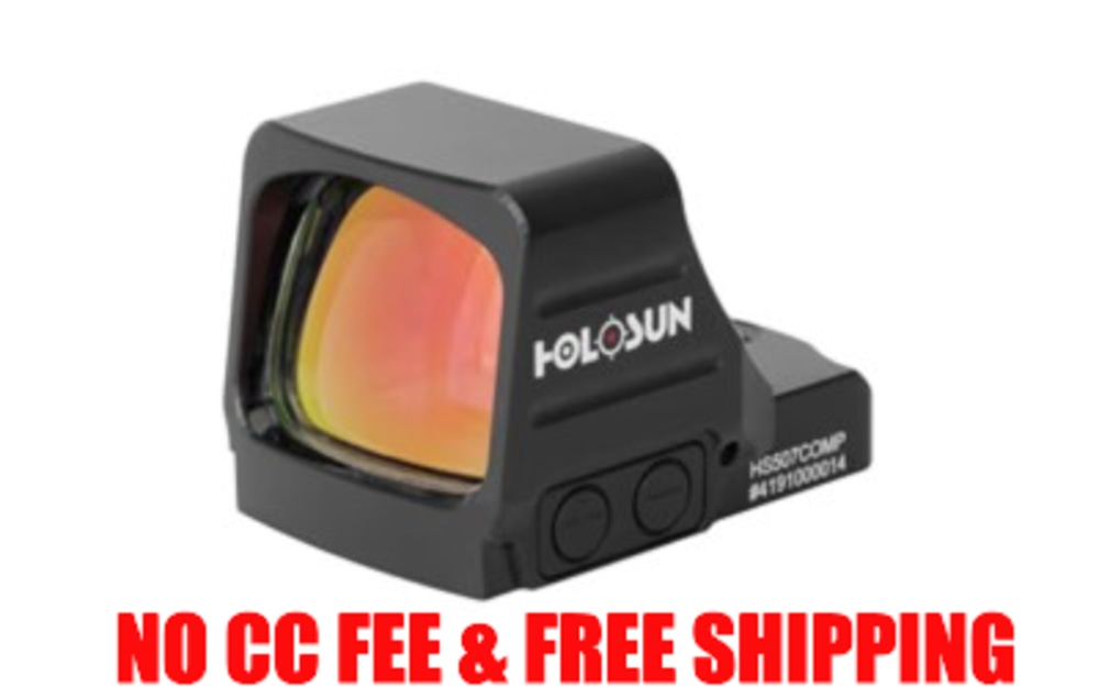 Holosun 507 COMP Elite Competition, Red Dot, MRS Reticle 2 MOA Dot 8/20/32 -img-0