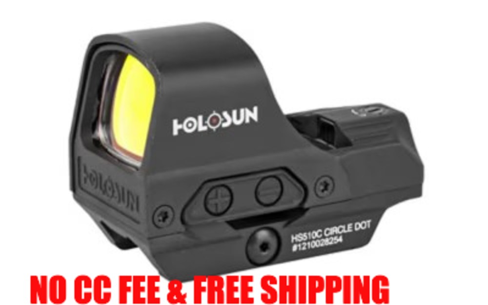 HOLOSUN Open Reflex Multi-Reticle System Red Dot Sight HS510C-img-0