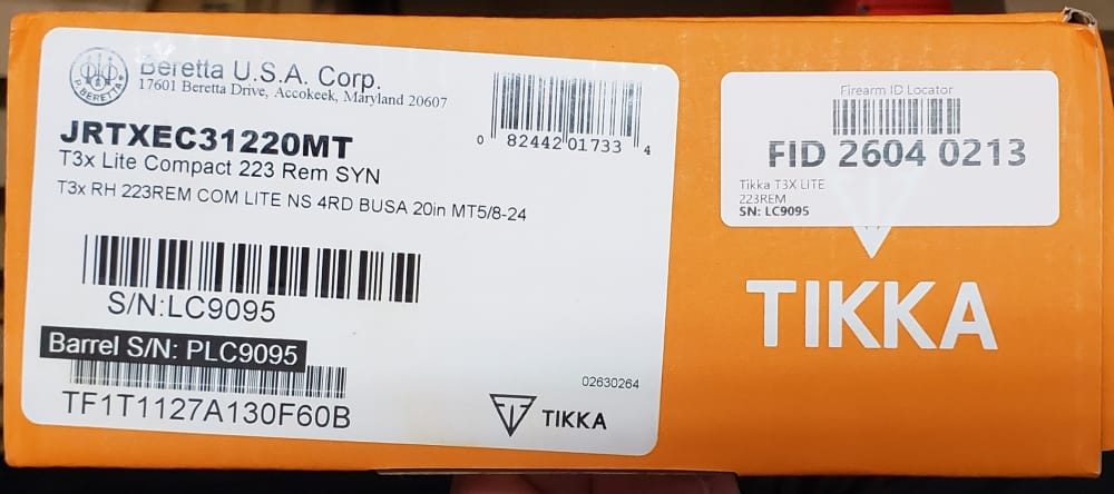 Tikka T3X lite compact 223 Remington 20in barrel JRTXEC31220MT-img-18