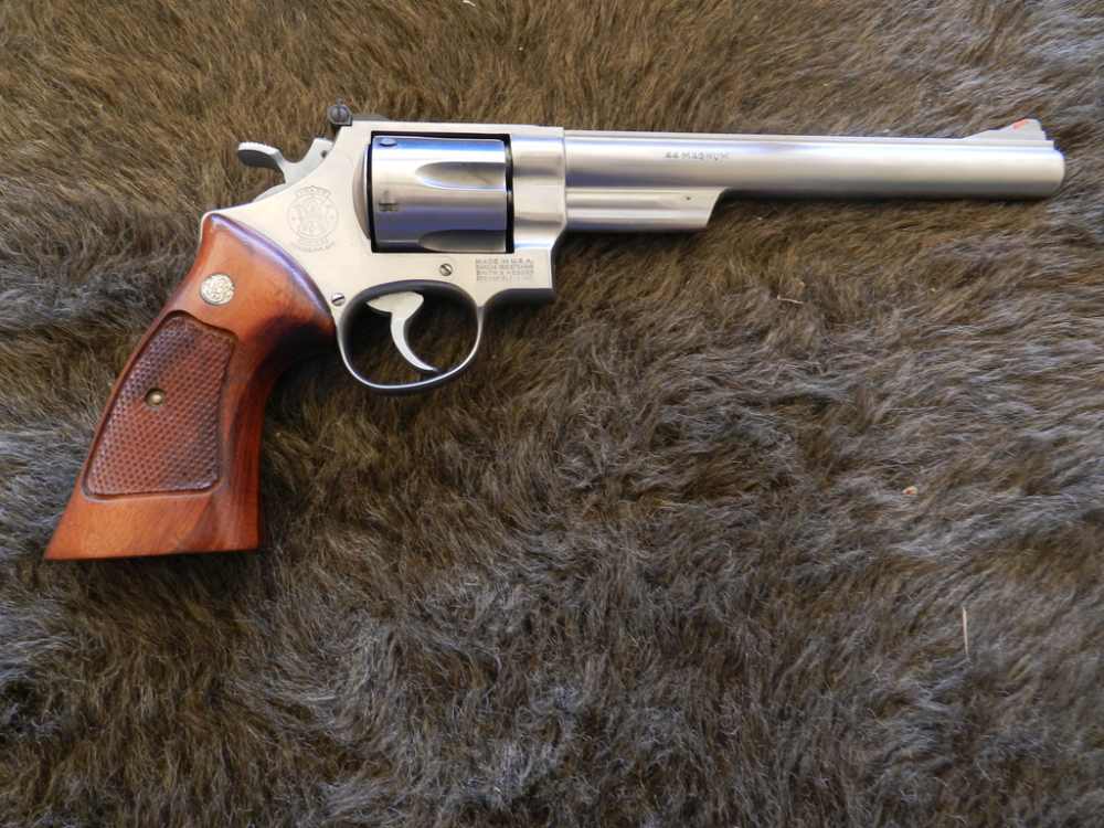 S&W Model 629-1 44 Magnum 8 3/8" Stainless 3T 99% in Box-img-4