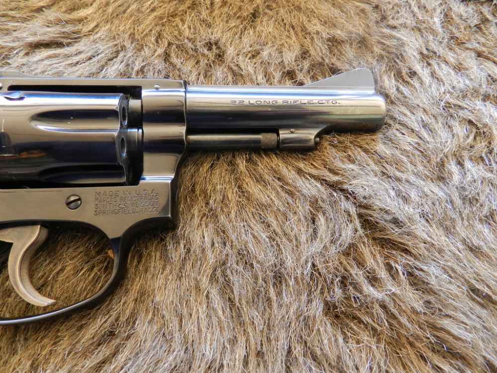 S&W Model 43 22 Caliber 3 1/2" Blue 99% in Box-img-7