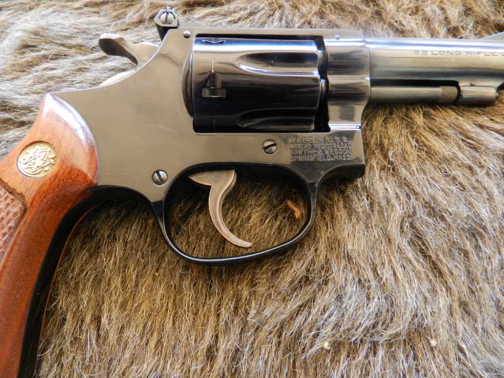 S&W Model 43 22 Caliber 3 1/2" Blue 99% in Box-img-6