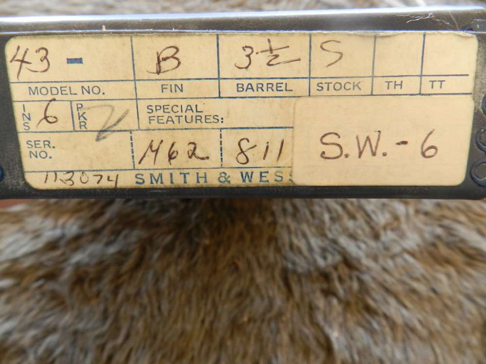 S&W Model 43 22 Caliber 3 1/2" Blue 99% in Box-img-13