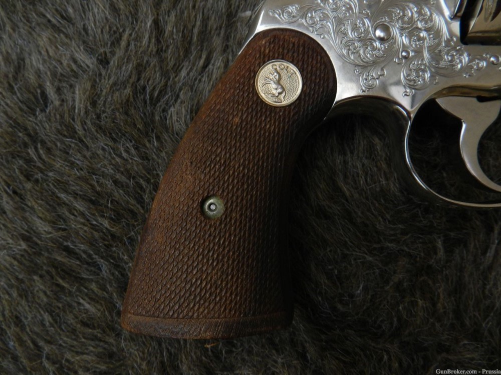 Colt Python 357 Mag 2 1/2" Nickel C Factory Master Engraved R. Burt New-img-6