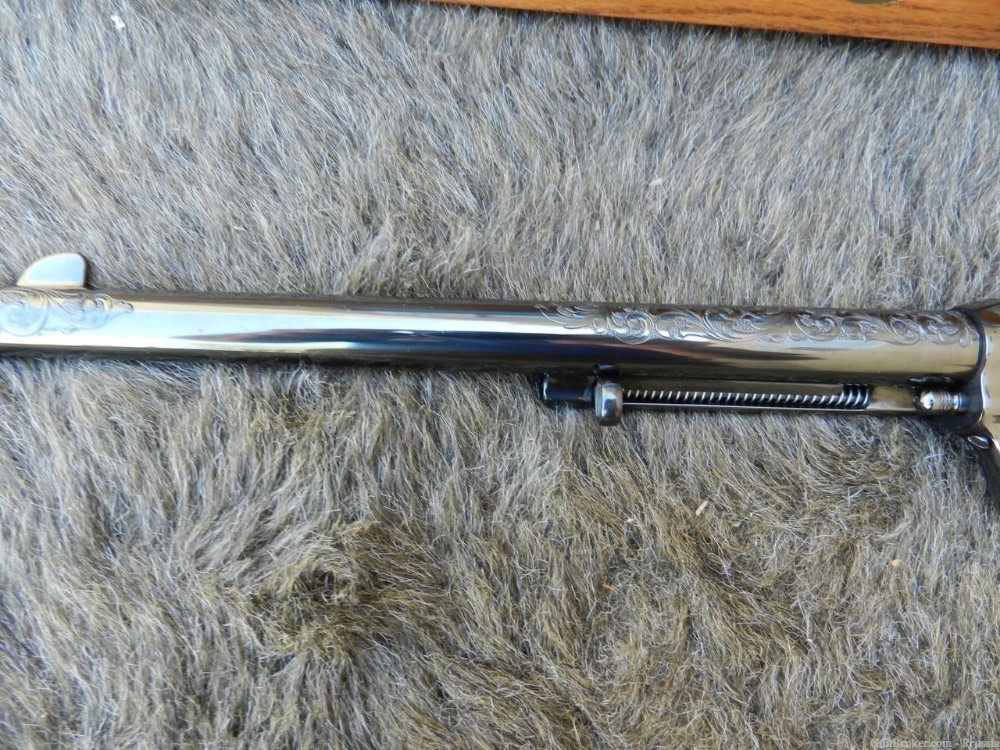 Colt SAA Buntline 150th Ann 10" Royal Blue Factory B Master Eng NIB-img-3