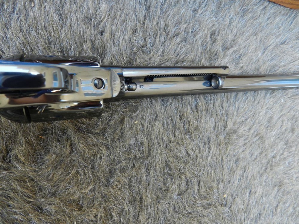 Colt SAA Buntline 150th Ann 10" Royal Blue Factory B Master Eng NIB-img-14