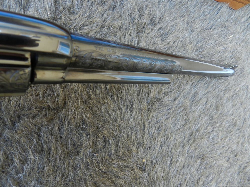 Colt SAA Buntline 150th Ann 10" Royal Blue Factory B Master Eng NIB-img-11