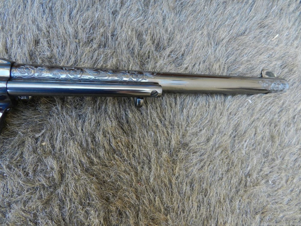 Colt SAA Buntline 150th Ann 10" Royal Blue Factory B Master Eng NIB-img-8