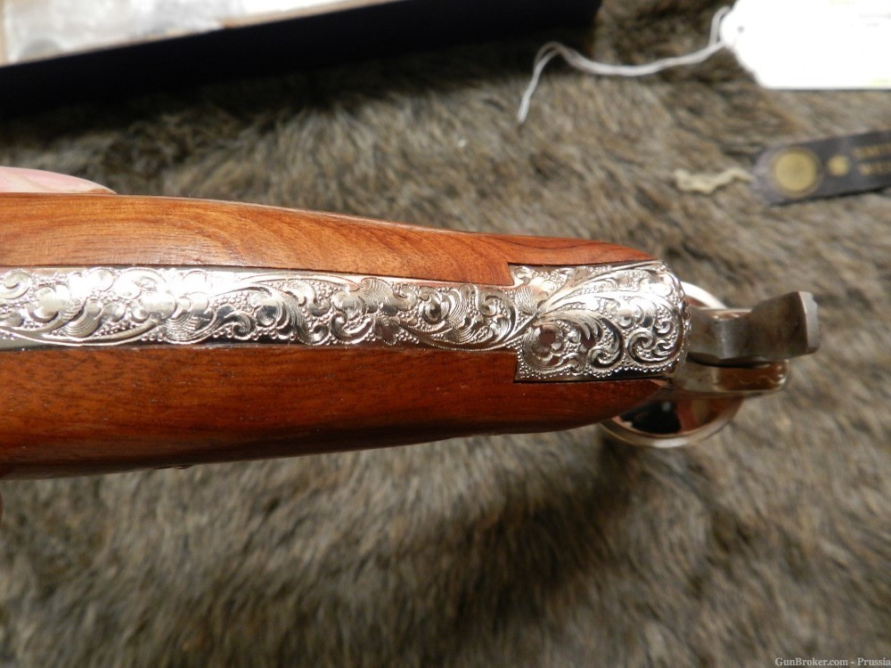 Smith & Wesson Model 45-2 22 Cal 4" Nickel A+ Factory Master Engraved NIB-img-9