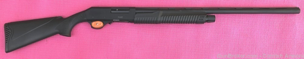 Armsco PAS 12 ga pump shotgun 28" Black Synth 3" mag, chokes-img-1