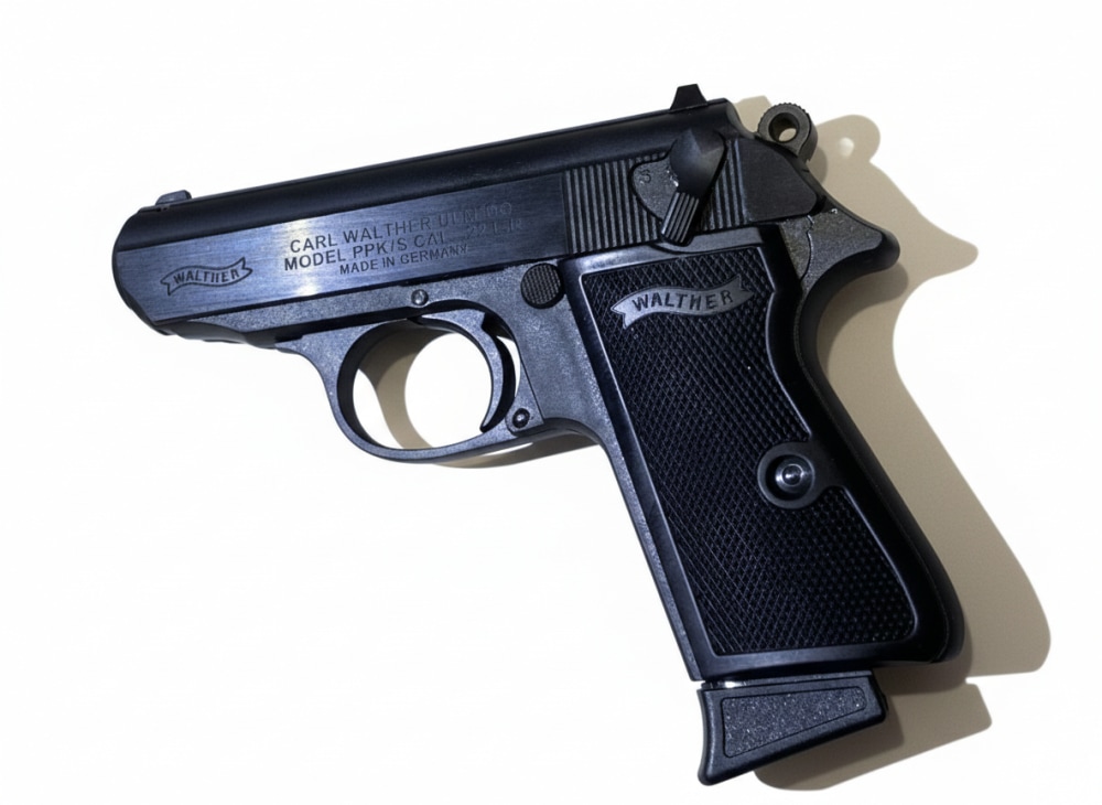 WALTHER PPK 22LR Black 10rds Rimfire Pistol Threaded ( covered ) PPKS-img-6