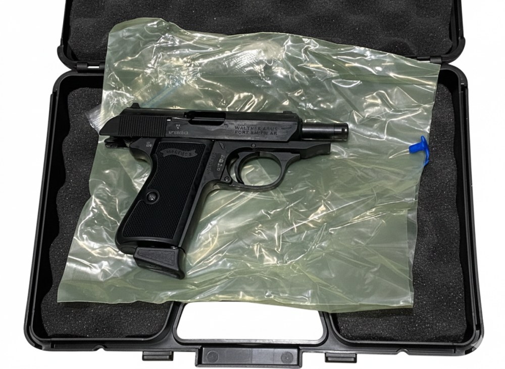 WALTHER PPK 22LR Black 10rds Rimfire Pistol Threaded ( covered ) PPKS-img-2