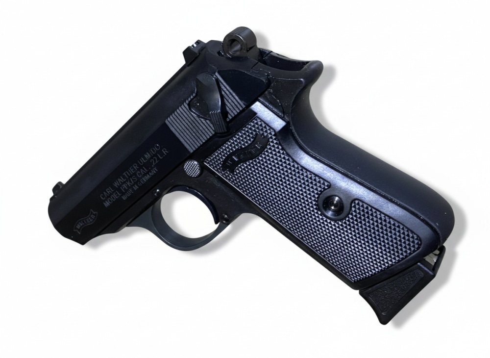 WALTHER PPK 22LR Black 10rds Rimfire Pistol Threaded ( covered ) PPKS-img-3