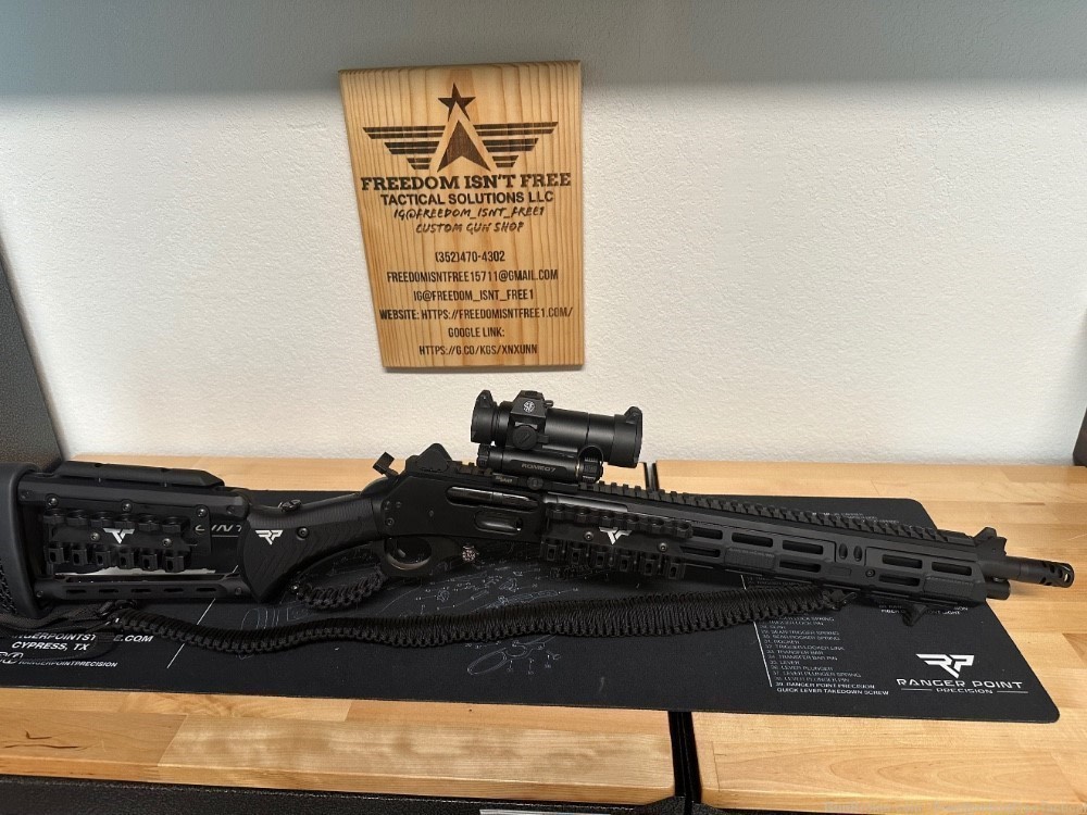  Marlin Dark 1895 45-70 Custom Tactical lever -img-1