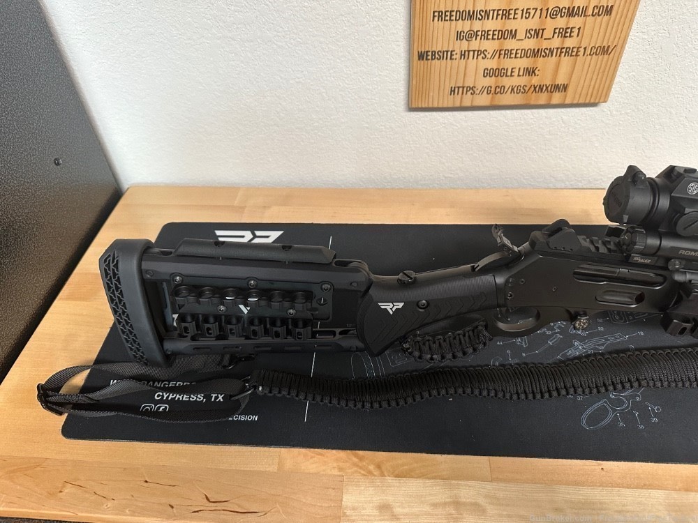  Marlin Dark 1895 45-70 Custom Tactical lever -img-3