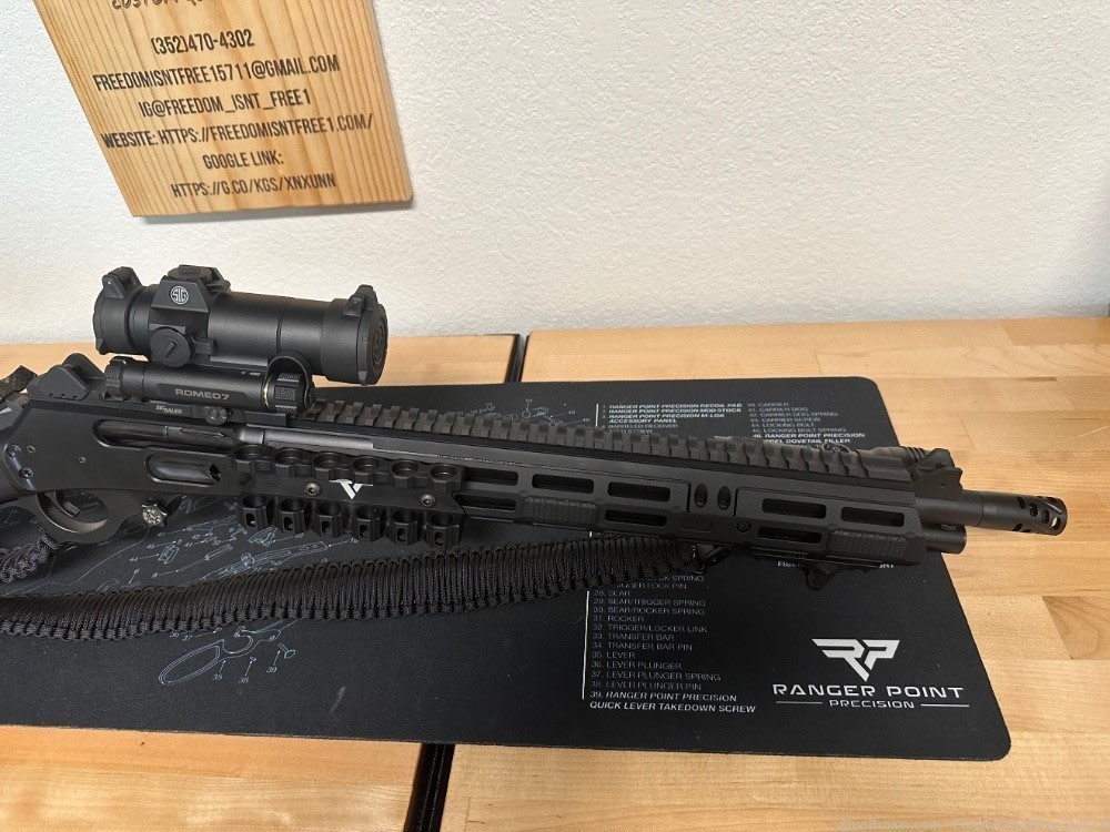  Marlin Dark 1895 45-70 Custom Tactical lever -img-2
