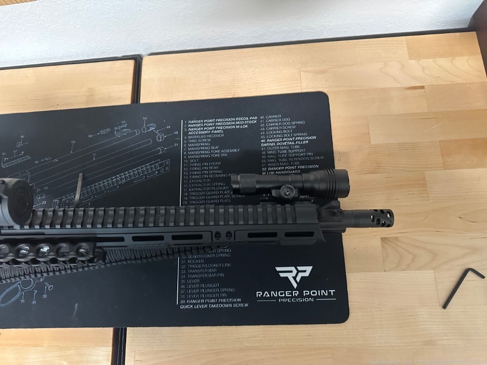  Marlin Dark 1895 45-70 Custom Tactical lever -img-4