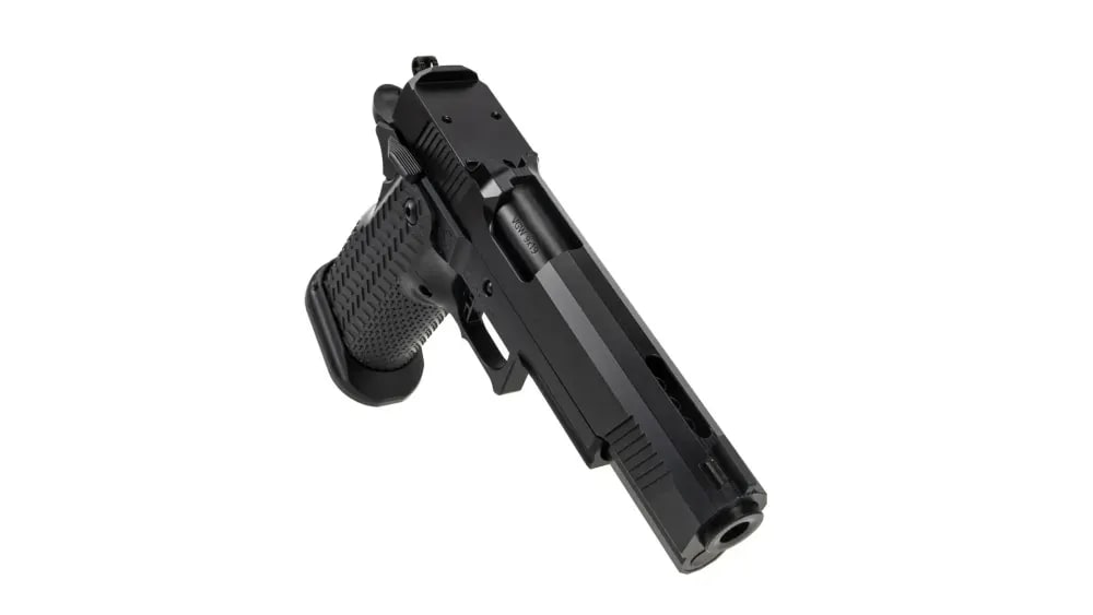 Vudoo Gun Works Priest SDC Ported 1911 9mm RMR Pistol - 5" Black-img-3