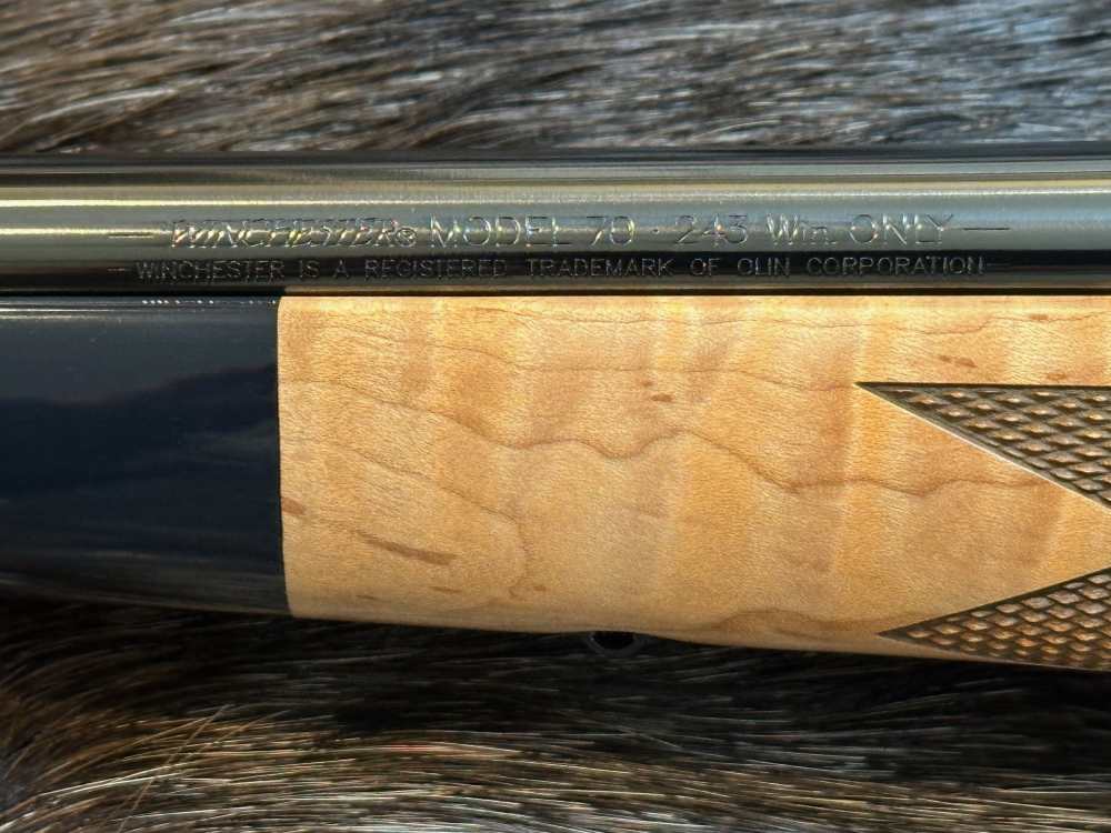 WINCHESTER MODEL 70 SUPER GRADE MAPLE 243 WIN 22" GOOD WOOD-img-13