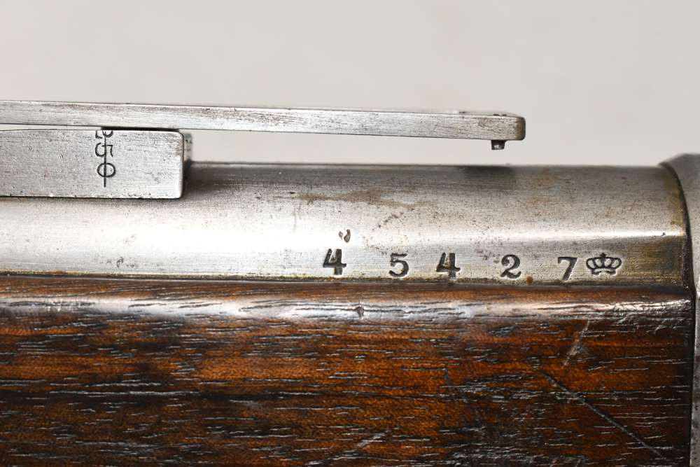 Antique Danish Model 1867/96 Rolling Block Single Shot Rifle 1874 Tang Date-img-22