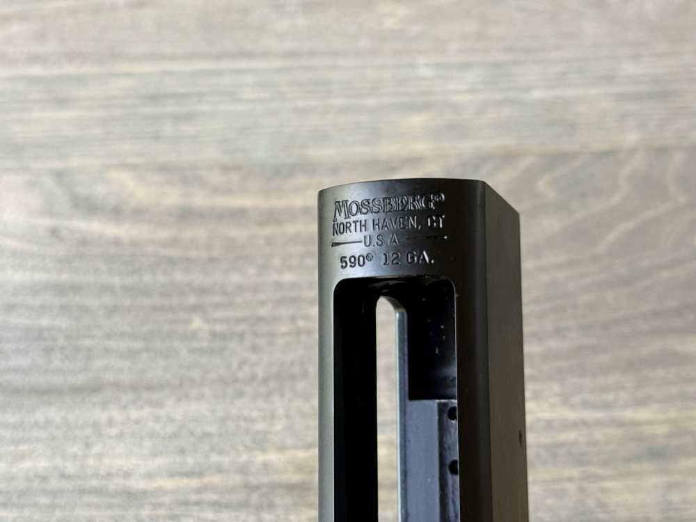 MOSSBERG 590 590A1 STRIPPED RECEIVER METAL SAFETY MATTE *NEW UNFIRED 12 GA -img-6