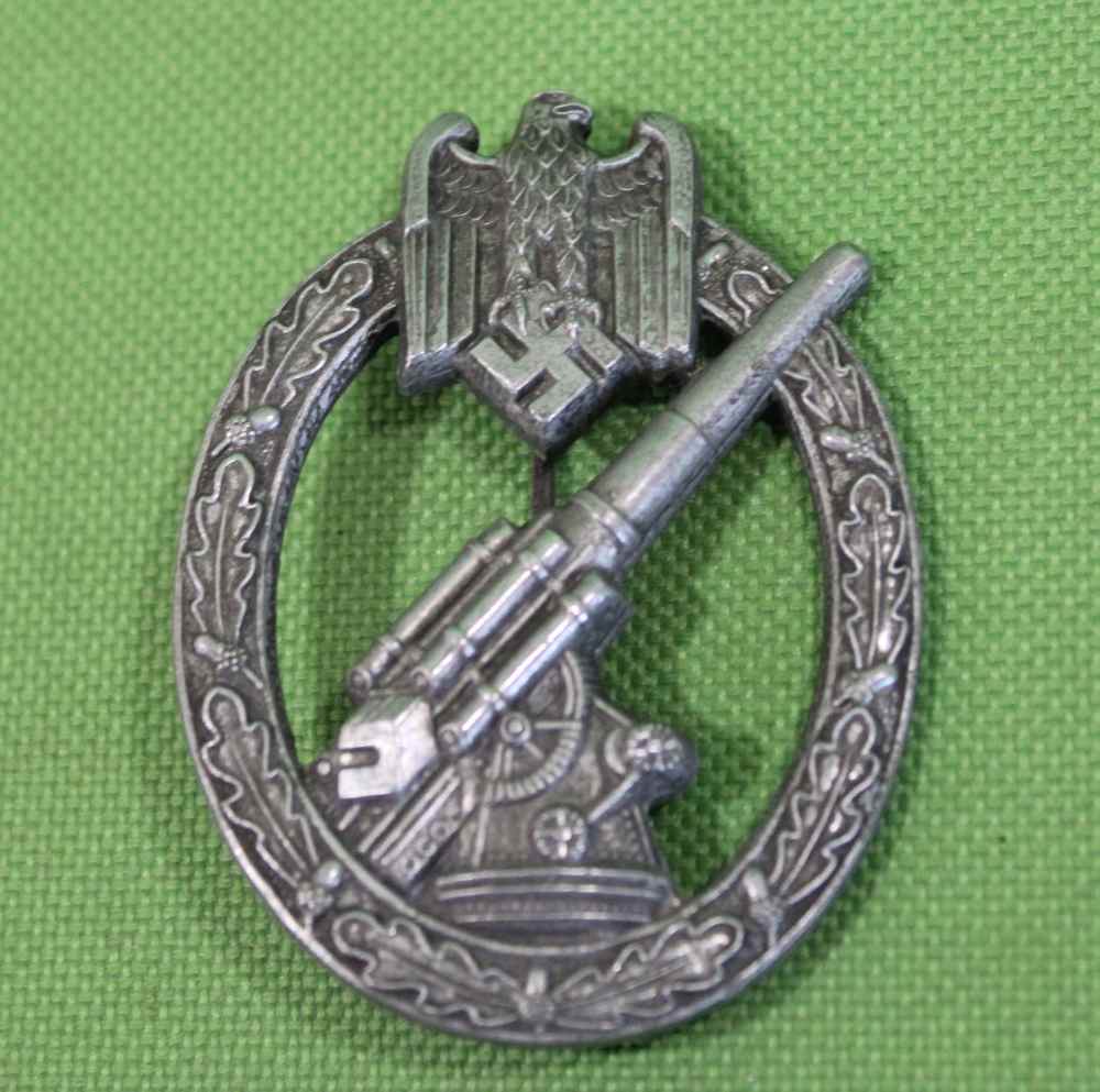 German WWII Army HEER Flak Artillery Anti Aircraft Badge FB-img-0