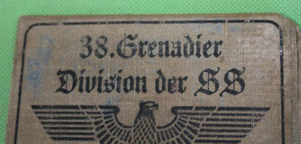 German WWII Waffen SS Officer NIBELUNGEN Identification Booklet FG-img-1