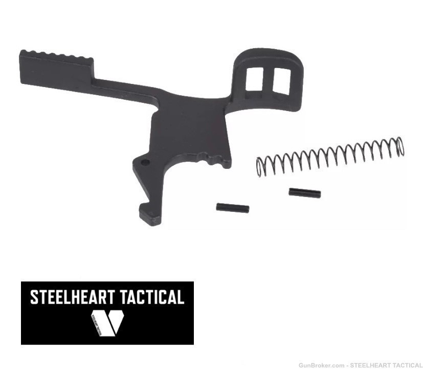 AR15 AR10 Extended Steel Ambidextrous Charging Latch .556 .223 .308 .300   -img-0