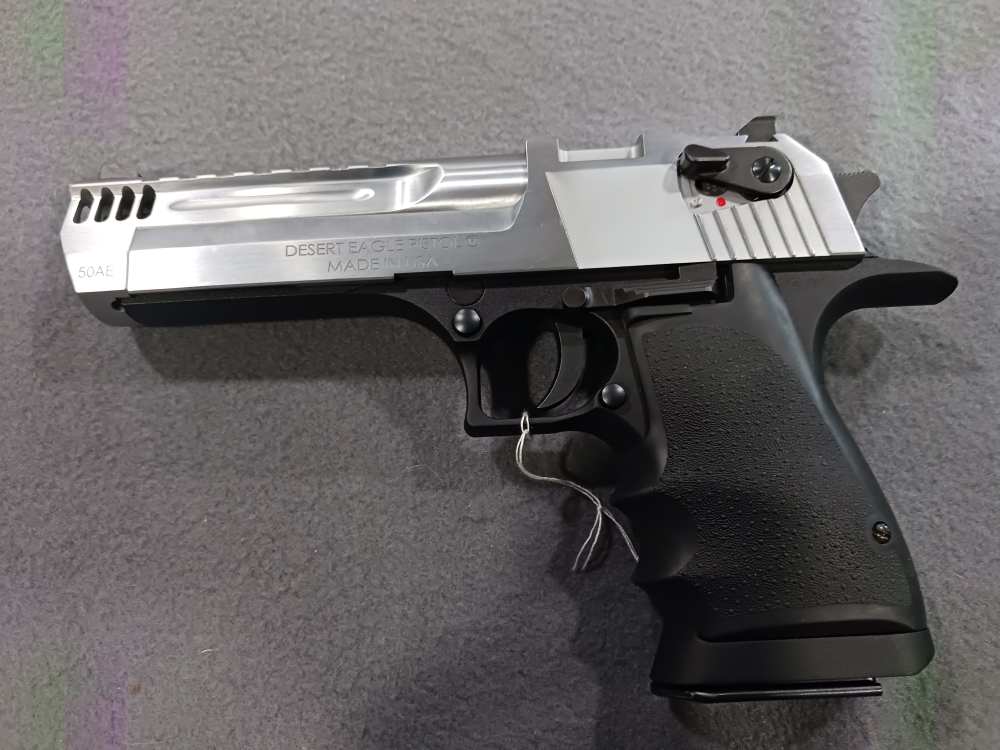 MAGNUM RESEARCH DESERT EAGLE L5 50 AE 5" BRUSHED CHROME SEMI AUTO PISTOL-img-4
